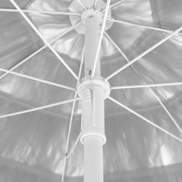 Hawaii Beach Umbrella – 180 cm, White