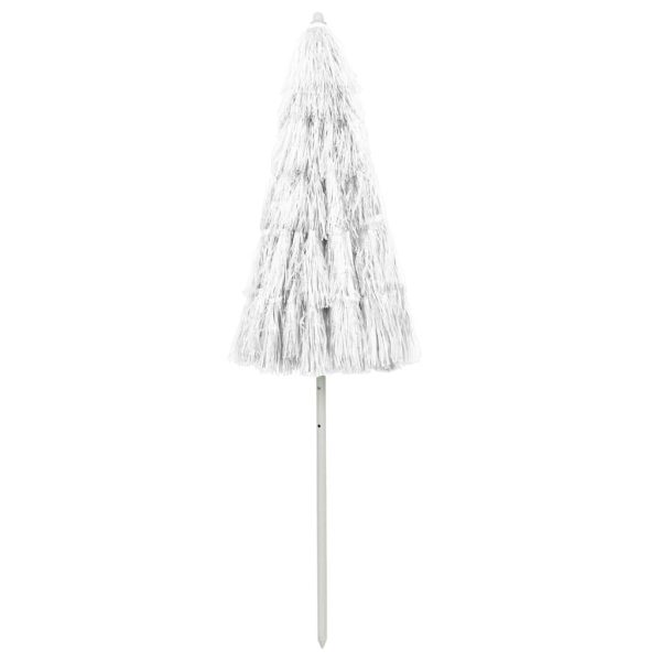Hawaii Beach Umbrella – 240 cm, White