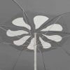 Beach Umbrella – 300 cm, Anthracite and White
