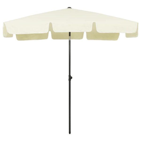 Beach Umbrella – 200×125 cm, Sand Yellow