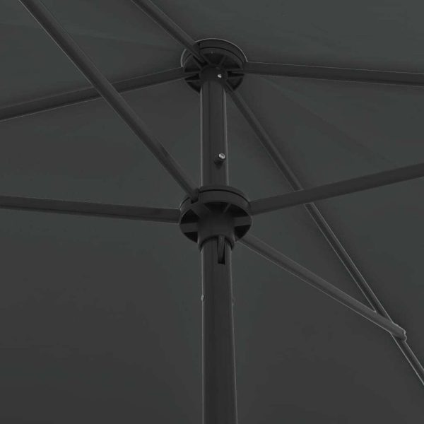 Beach Umbrella – 200×125 cm, Anthracite