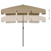 Beach Umbrella – 200×125 cm, Taupe