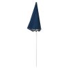 Outdoor Parasol with Steel Pole 180 cm – Blue