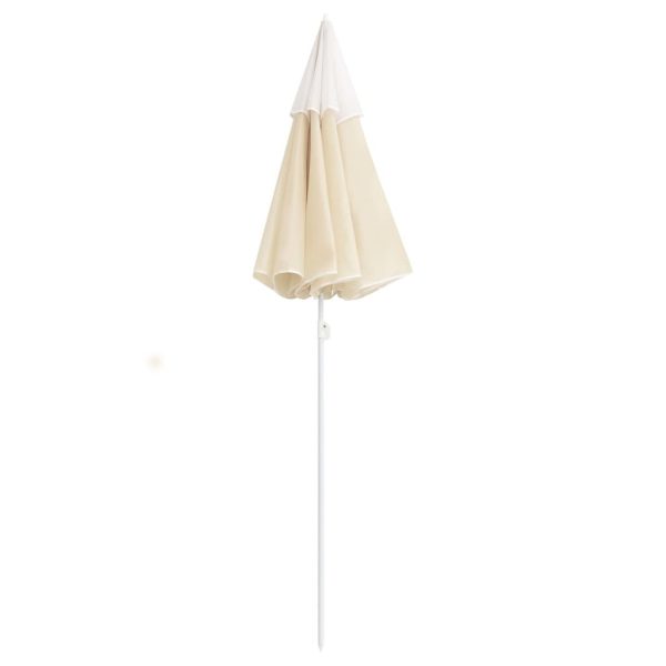 Outdoor Parasol with Steel Pole 180 cm – Sand