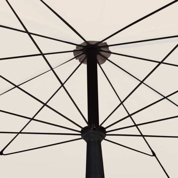 Garden Parasol with Pole 200×130 cm – Sand