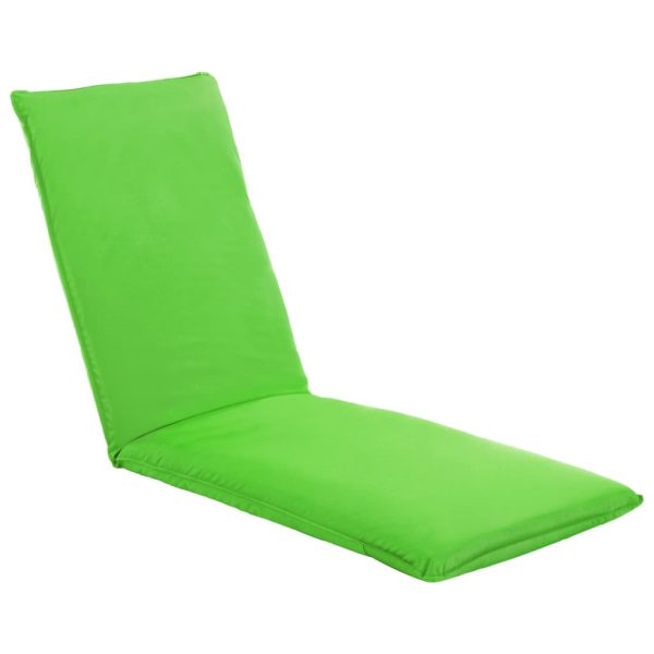 Foldable Sunlounger Oxford Fabric – Green