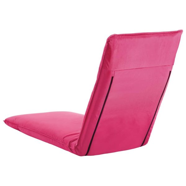 Foldable Sunlounger Oxford Fabric – Pink