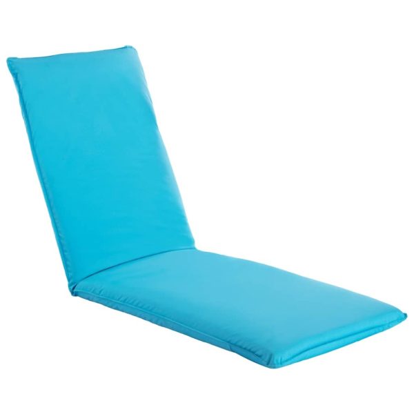 Foldable Sunlounger Oxford Fabric – Blue