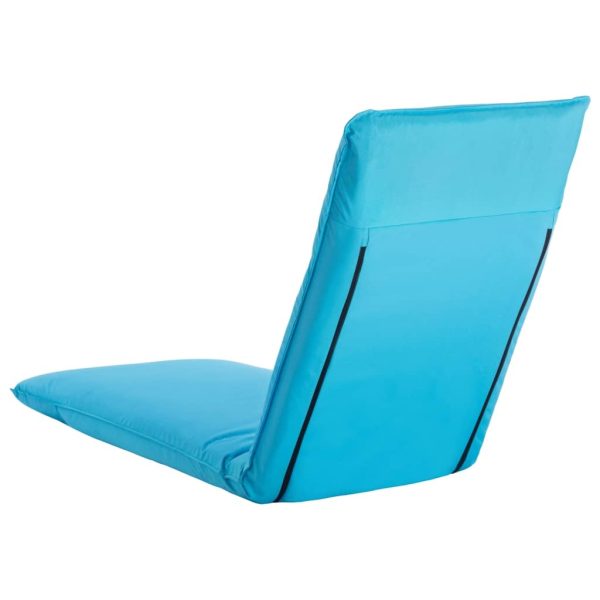 Foldable Sunlounger Oxford Fabric – Blue