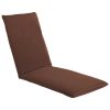 Foldable Sunlounger Oxford Fabric – Brown