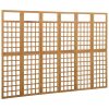 Rossington Room Divider/Trellis Solid Fir Wood – Brown, 242.5×180 cm