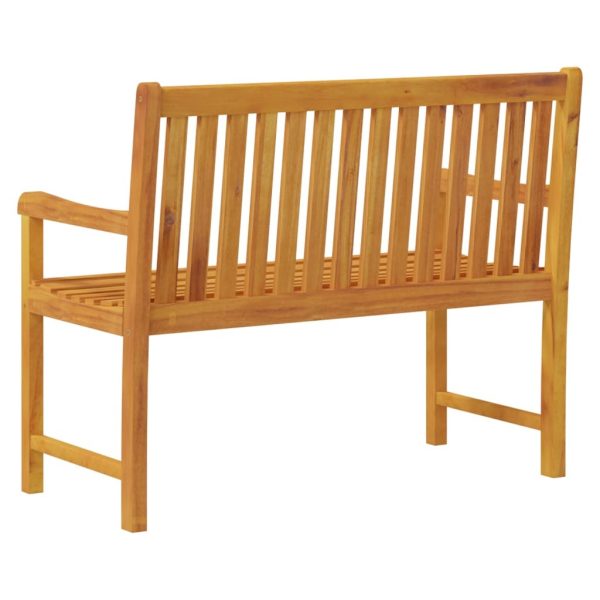Garden Bench Solid Acacia Wood – 110×55.5×90 cm