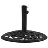 Umbrella Base Cast Iron – 48x48x33 cm, Black