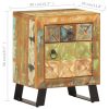 Cheviot Bedside Cabinet 40x30x50 cm Solid Reclaimed Wood