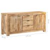 Sideboard 175x40x75 cm Rough Mango Wood