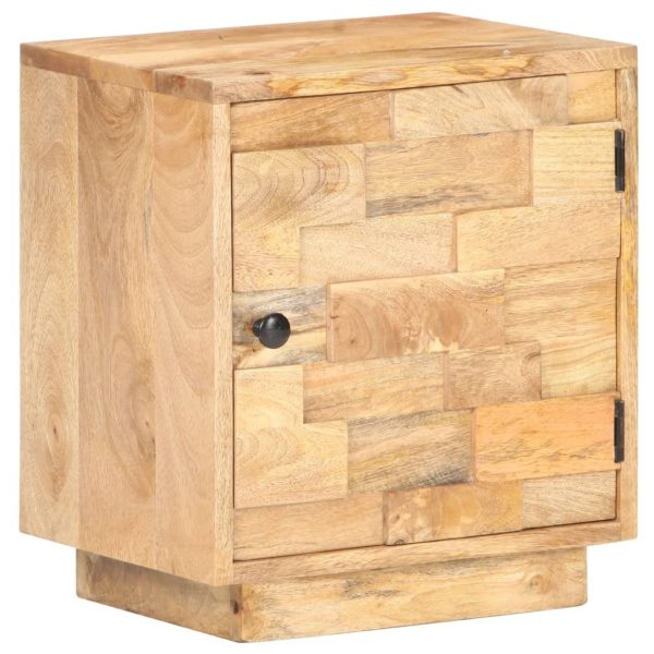 Perivale Bedside Cabinet 40x30x45 cm Solid Mango Wood