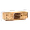 Vashon TV Cabinet 116x30x35 cm Solid Mango Wood