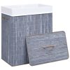 Bamboo Laundry Basket Grey 100 L