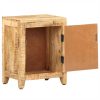 Ecclesall Bedside Cabinet 30x40x50 cm Solid Mango Wood