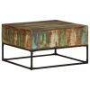 Coffee Table 68x68x41 cm – Solid Reclaimed Wood