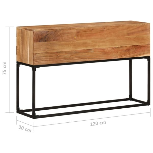 Console Table 120x30x75 cm – Solid Acacia Wood