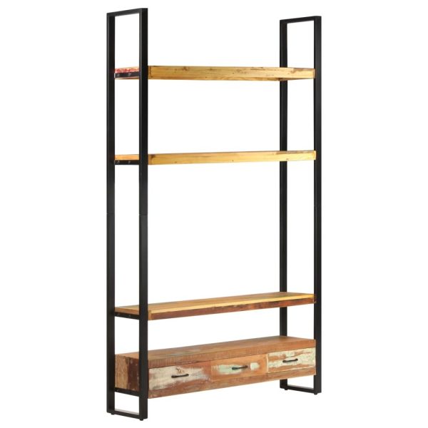 Highboard 118x30x200 cm – Solid Reclaimed Wood