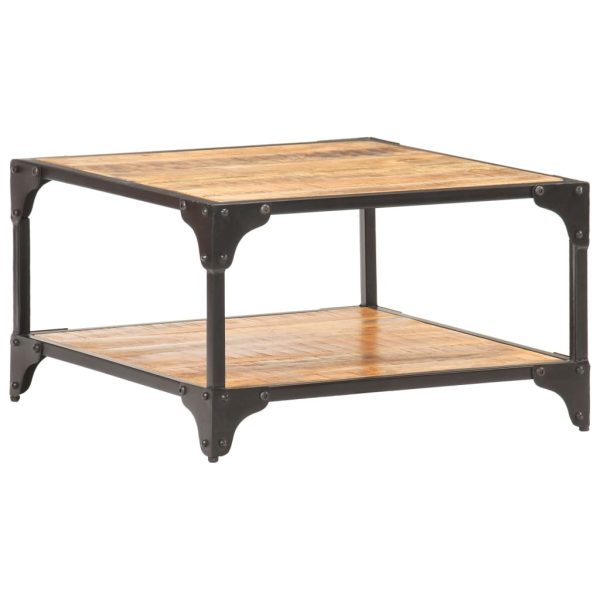 Coffee Table 60x60x35 cm – Solid Mango Wood