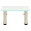 TV Stand Frosted 40x35x17 cm Tempered Glass