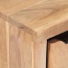 Haslemere Bedside Cabinet 40x30x50 cm Solid Acacia Wood with Live Edges