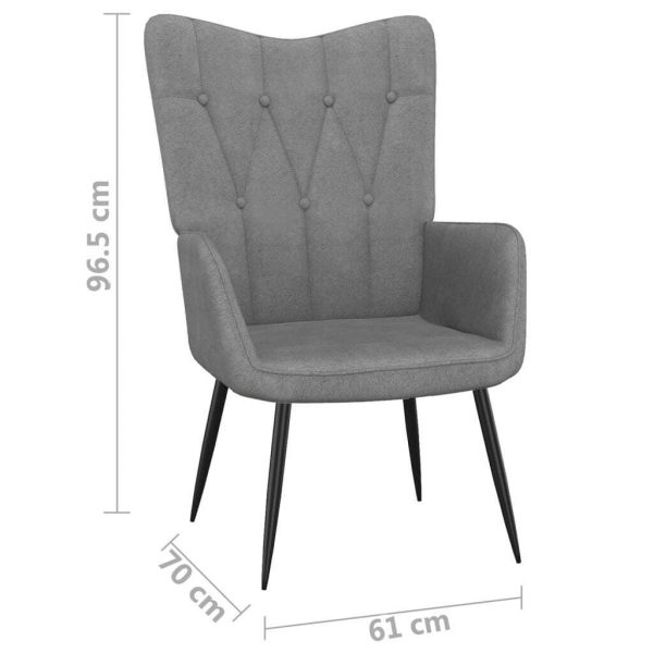 Relaxing Chair Fabric – Dark Grey