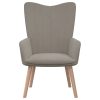 Relaxing Chair Velvet – Light Grey