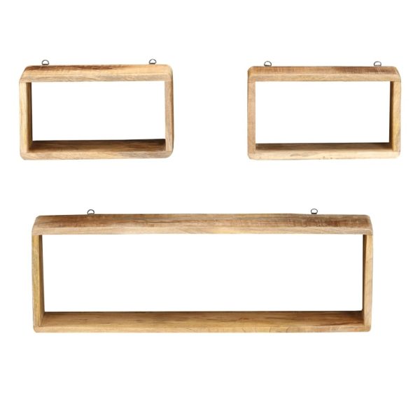 3 Piece Wall Cube Shelf Set