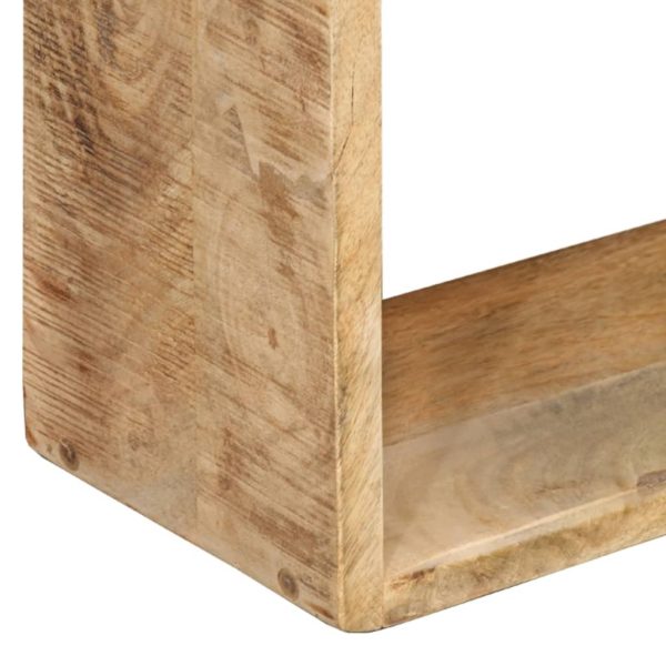 3 Piece Wall Cube Shelf Set – Soild Mango Wood