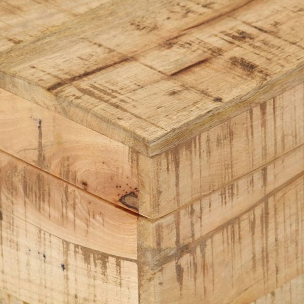 Storage Chest Solid Rough Mango Wood – Light Brown