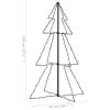 Christmas Cone Tree 160 LEDs Indoor and Outdoor – 120×78 cm