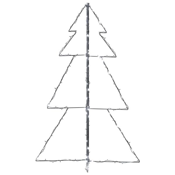 Christmas Cone Tree 160 LEDs Indoor and Outdoor – 120×78 cm, Cold White