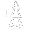 Christmas Cone Tree 160 LEDs Indoor and Outdoor – 120×78 cm, Cold White