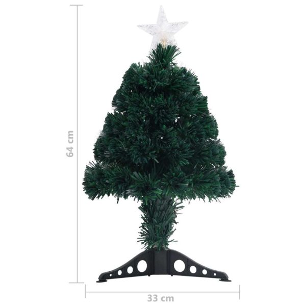 Artificial Christmas Tree with Stand/LED Fibre Optic – 64 cm