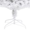 Artificial Christmas Tree with LED Fibre Optic – 210×90 cm, White