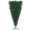 Upside-down Artificial Christmas Tree with Stand – 120×65 cm, Green