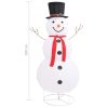 Decorative Christmas Snowman Figure with LED Luxury Fabric – 180 cm