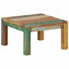 Coffee Table – 60x60x35 cm, Solid Reclaimed Wood