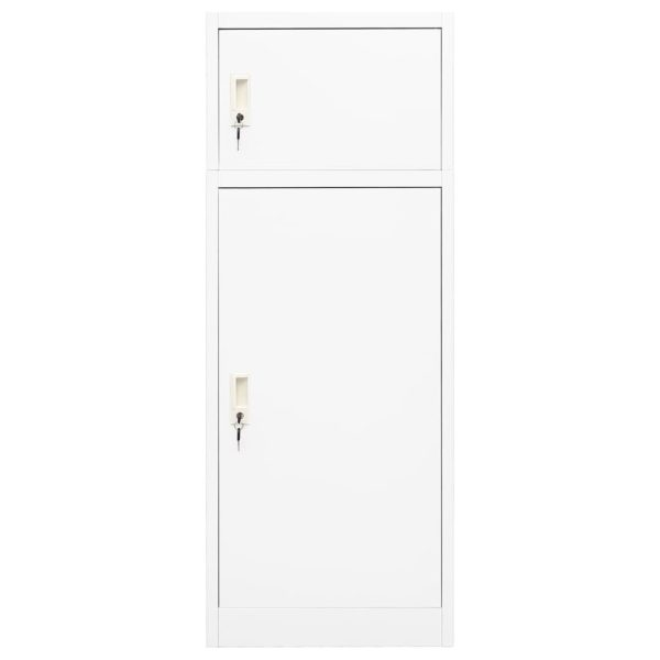 Saddle Cabinet 53x53x140 cm Steel – White