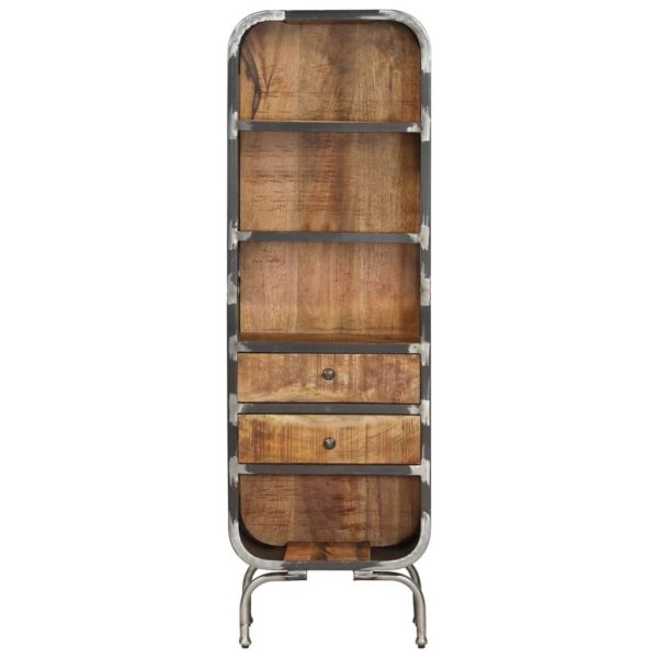 Highboard 40x30x126 cm Solid Wood Mango – Brown