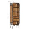 Highboard 40x30x126 cm Solid Wood Mango – Brown