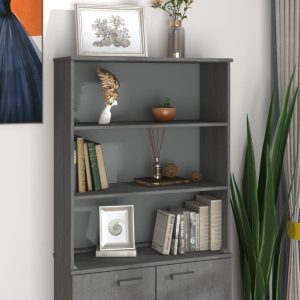 Top for Highboard 85x35x100 cm Solid Wood Pine – Dark Grey