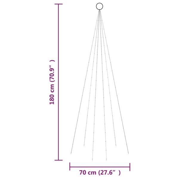 Christmas Tree on Flagpole LEDs