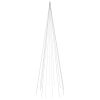 Christmas Tree on Flagpole Warm White LEDs – 500×160 cm, Straight shaped LED lights