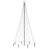 Christmas Tree with Metal Post LEDs – 300×100 cm, Blue