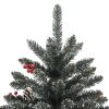 Artificial Christmas Tree with Stand Green PVC – 120×68 cm